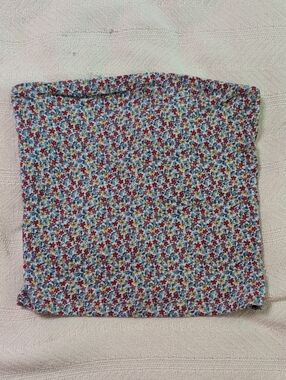 American Eagle Floral Print Tube Top